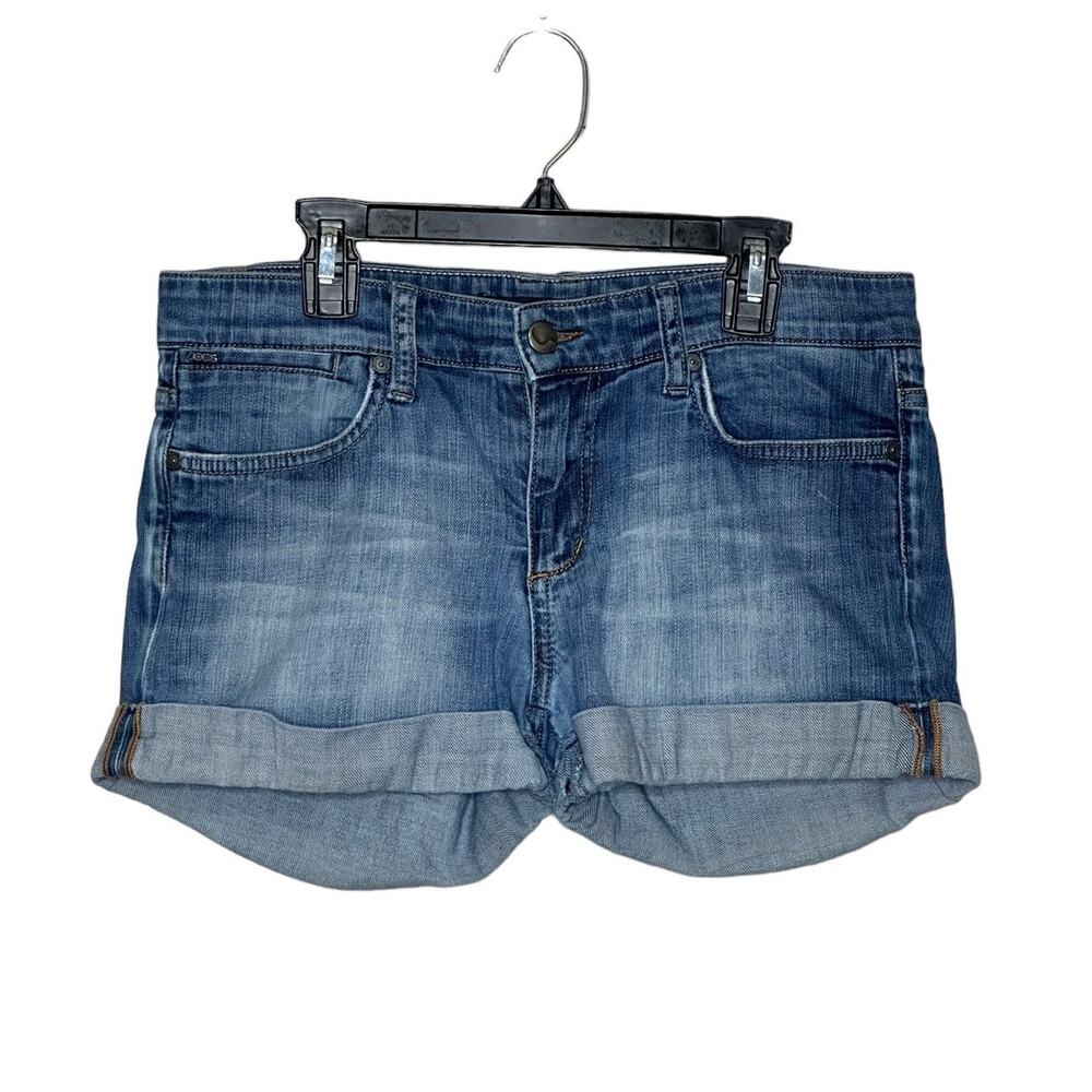 Joe’s blue denim lose rolled Jeans short shorts size 26